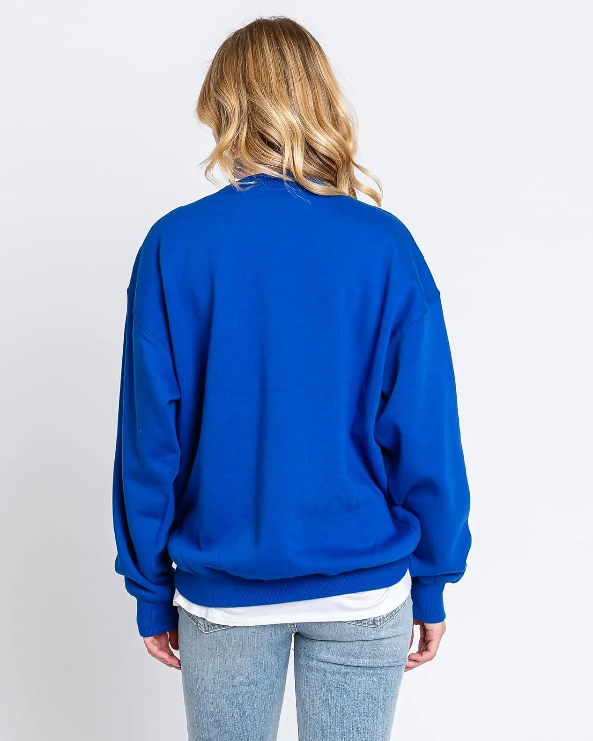 Urban Look Womens Loose Fit California and Los Angeles Fleece Sweatshirts