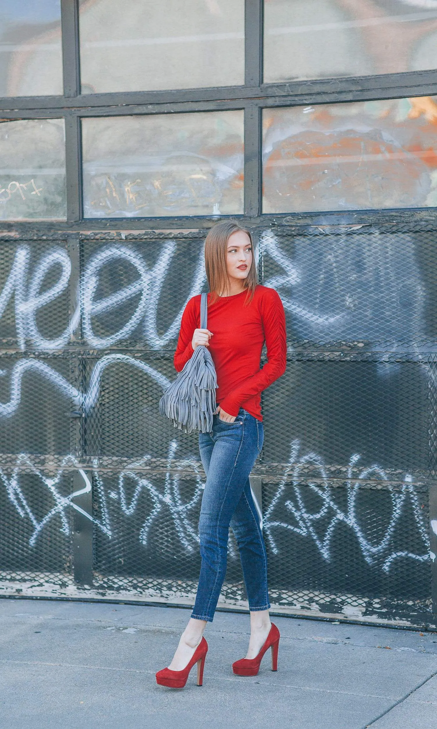 Velvet by Graham & Spencer Miss Shirred Sleeve Top