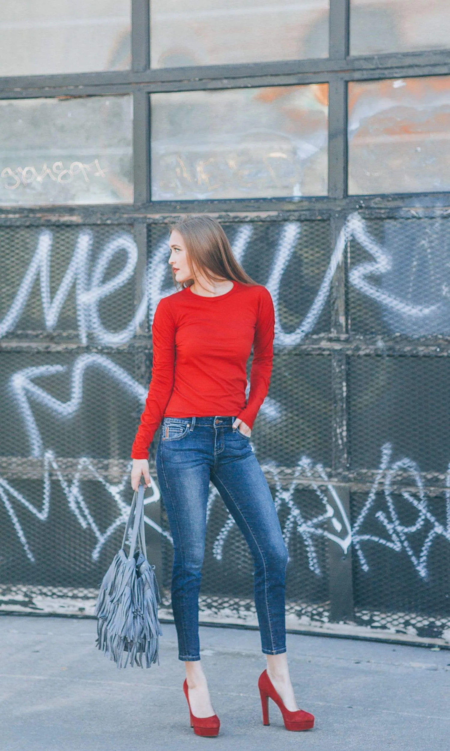 Velvet by Graham & Spencer Miss Shirred Sleeve Top