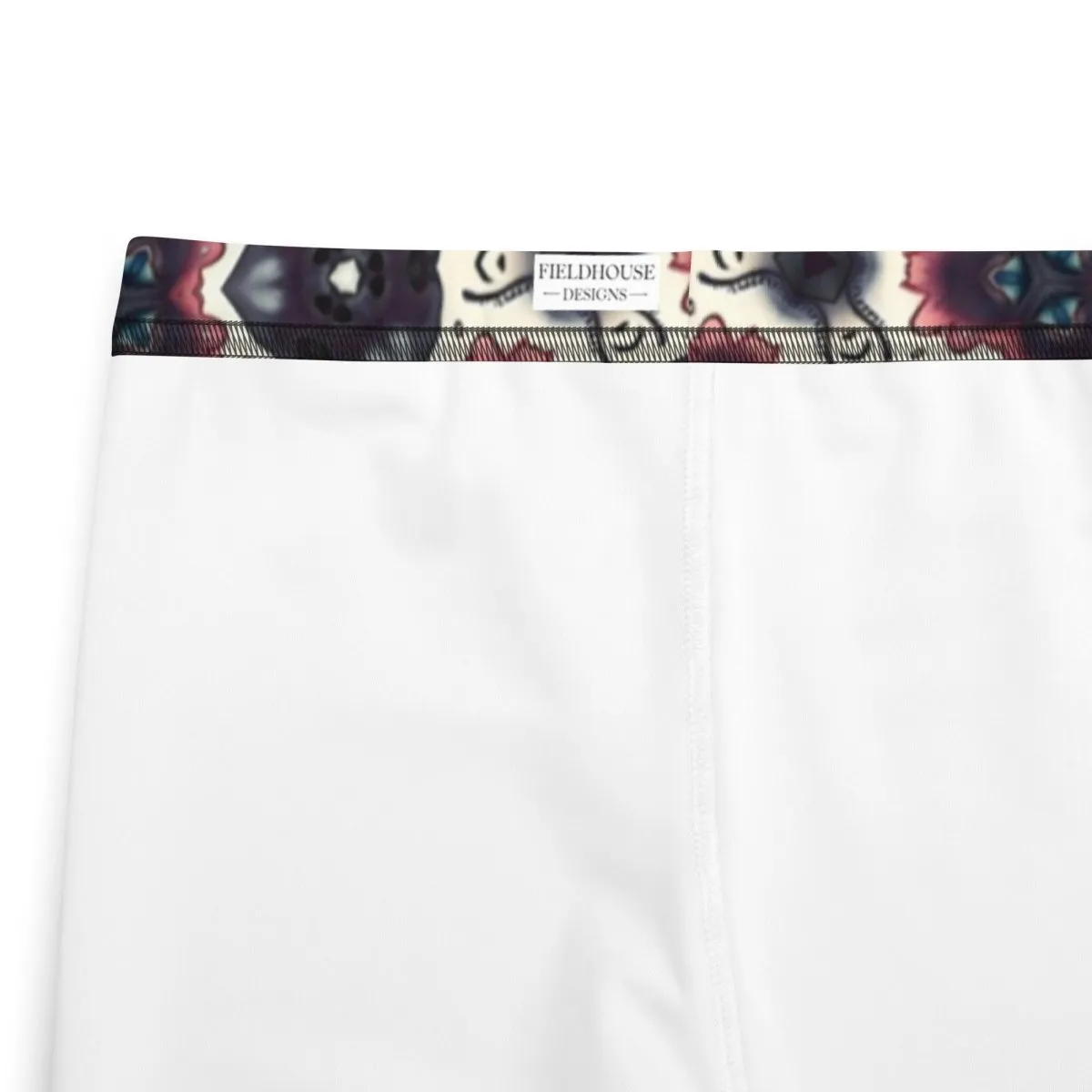 Vibrant Abstract Floral Youth Leggings 8-20 UV Protection with Four-Way Stretch