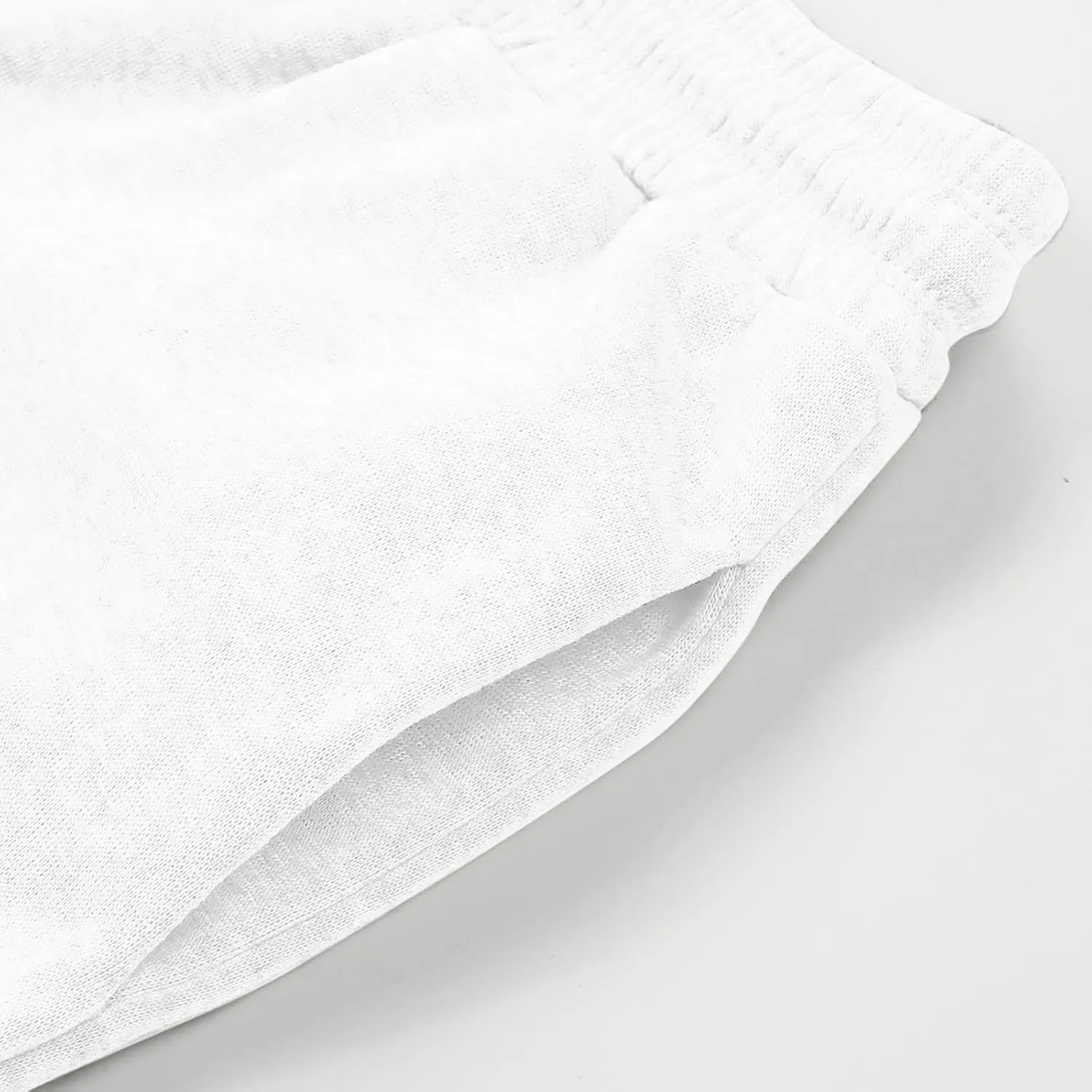 Women Cotton Linen Summer Casual Palazzo Pants Elastic Waisted Stretchy Straight Plus Size Palazzo Lounge