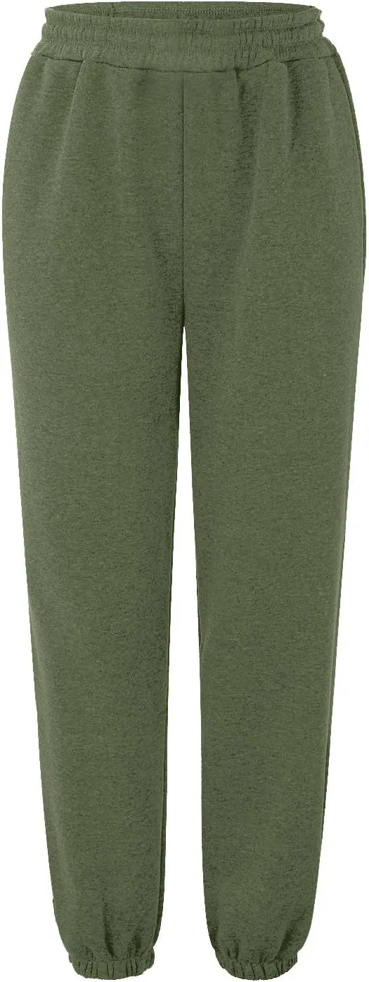 Women Linen Blend Summer Y2K Fashion Pant Trousers Elastic Waist Baggy Stretchy Loose Fit Pant Trousers Office