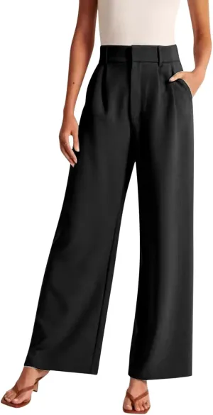 Womens Cotton Linen Summer Cropped Pants Low Waist Baggy Stretchy Slim Fit Trousers Travel