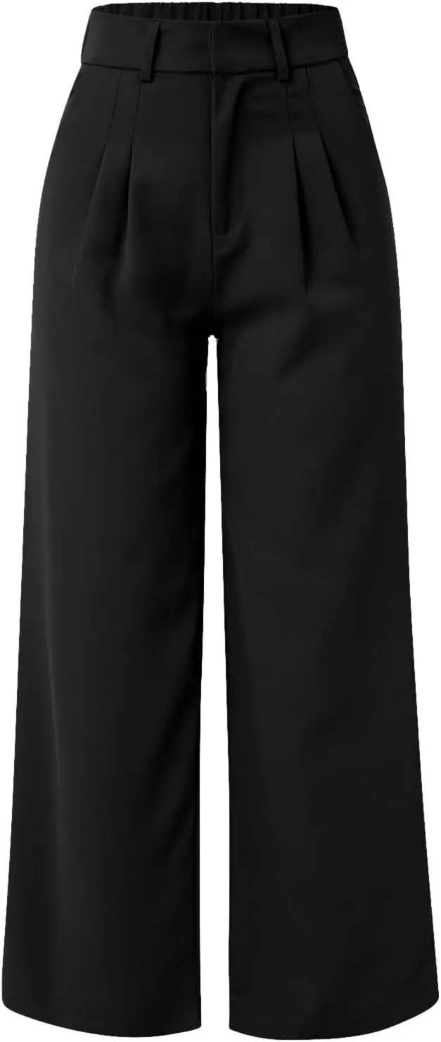 Womens Cotton Linen Summer Cropped Pants Low Waist Baggy Stretchy Slim Fit Trousers Travel