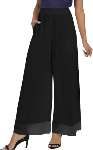 Women's Cotton Linen Summer Y2K Streetwear Palazzo Pants High Waist Stretchy Slim-Fit Palazzo Lounge Pants