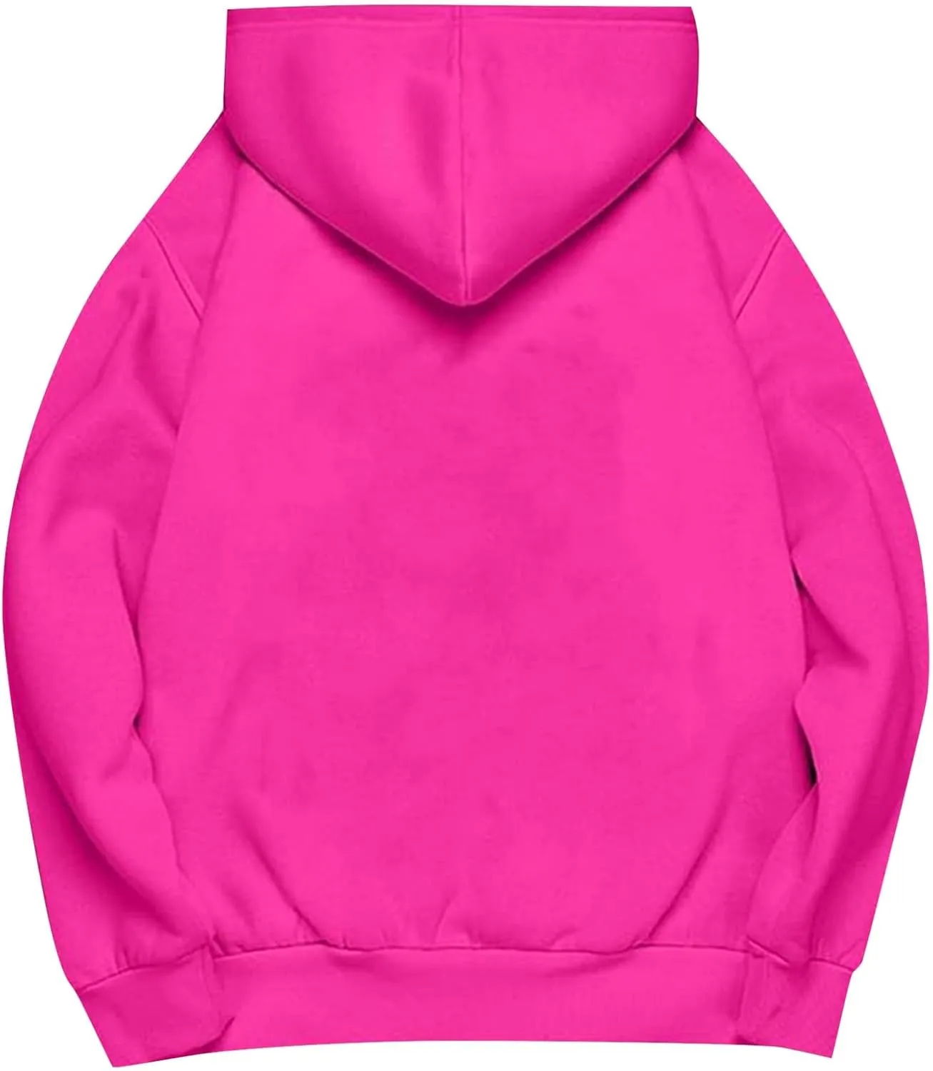 Womens Oversized Hoodies Fleece Sweatshirt Long Sleeve Drawstring Loose Pullover Fashion Top Cute Trendy Outfits with Pocket