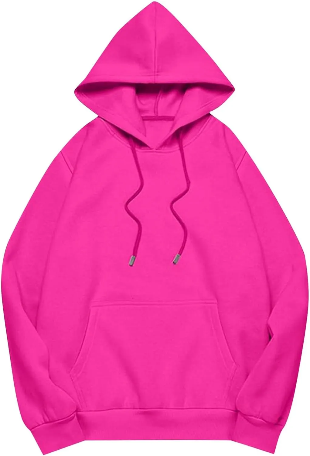 Womens Oversized Hoodies Fleece Sweatshirt Long Sleeve Drawstring Loose Pullover Fashion Top Cute Trendy Outfits with Pocket