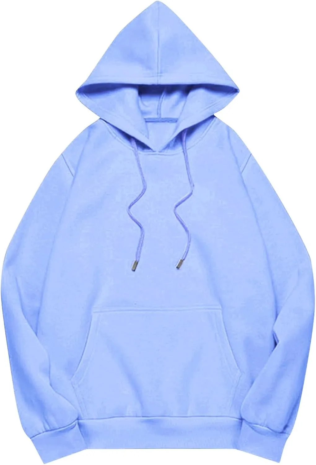 Womens Oversized Hoodies Fleece Sweatshirt Long Sleeve Drawstring Loose Pullover Fashion Top Cute Trendy Outfits with Pocket