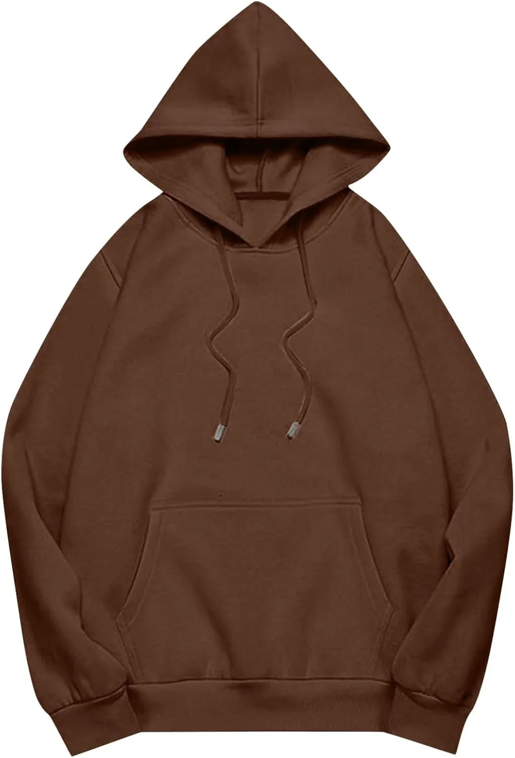 Womens Oversized Hoodies Fleece Sweatshirt Long Sleeve Drawstring Loose Pullover Fashion Top Cute Trendy Outfits with Pocket